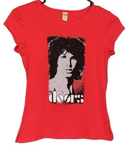 rare Kavio The Doors Shirt Kavio! Vtg Stoned Immaculate Top Band Tee Red Sz S - Picture 1 of 9