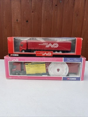 Corgi 1/50 Scale 75603 Renault Curtainside Truck - Norbert Dentressangle BUNDLE - Image 1 of 4