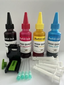 HP304 HP 304XL BLACK & COLOUR INK REFILL KIT FOR HP ENVY 5050 ALL-IN-ONE PRINTER - Picture 1 of 1