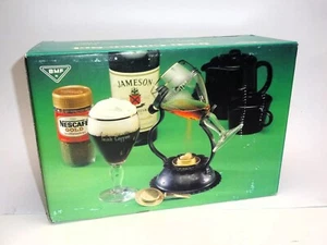 BMF Irish Coffee Set Gestell mit Brenner und 2 Gläsern neu unbenutzt Geschenk - Bild 1 von 2
