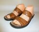 Mephisto Mobils Slide Sandals Brown Leather Wedge Mules - EU 39 (US 8.5-9)