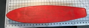 1970er Vintage NASH rot orange SIDEWALK SURFER Hartplastik Skateboard Cruiser - Bild 1 von 7