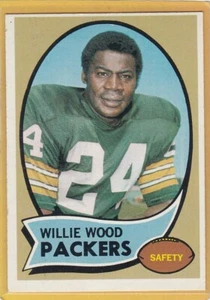 1970 TOPPS FOOTBALL WILLIE WOOD #261 PACKERS EX *94985 - Foto 1 di 1