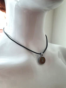 Silver Tone Koala mood change Pendant Black Rubber Cord Adjustable Necklace - Picture 1 of 24