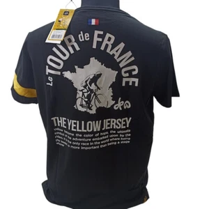 Le Tour De France Bicycle Race Depuis 1903 T-shirt Black Extra Large XL 20.5X28 - Picture 1 of 17