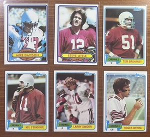 Lot de 6 cardinaux StL 1980/81 : Dawson Little Brahaney O'Donoghue Swider Wehrli - Photo 1 sur 2
