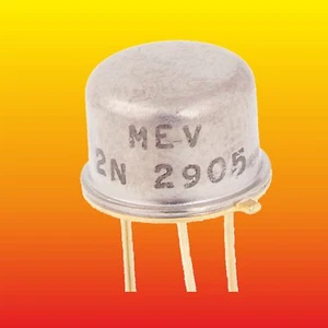 2N2905A LOT OF 5 MEV SILICON GOLD PNP TRANSISTOR 0.6 W 0.6 A ~ 2N2905AL BC294 - Picture 1 of 2