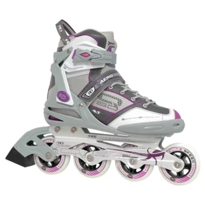 Roller Derby Women's Aerio Q-60 Inline Skates - Gray/White/Pink- Women's size 6 - Picture 1 of 3