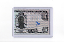 2021-22 Leaf Metal Autographs So Money Silver Wave Yannick Nzosa Rookie Auto