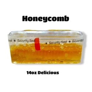 CLOVER HONEYCOMB 14oz 400g 100% PURE RAW UNFILTERED HONEY COMB - Picture 1 of 10