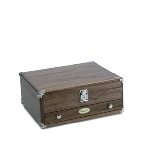 Gerstner & Sons Model N 1401 Natural Walnut Desktop Case USA MADE! NO TARIFF!! - Picture 1 of 4