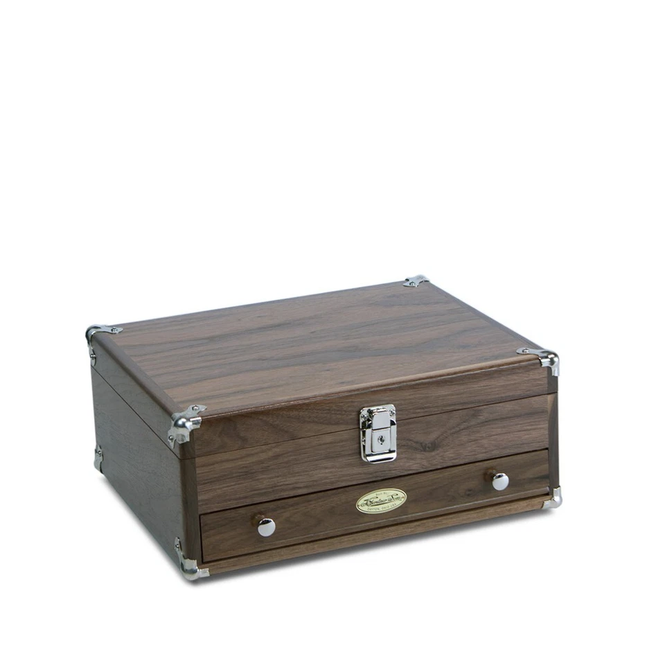 Gerstner & Sons Model N 1401 Natural Walnut Desktop Case USA MADE! NO TARIFF!! - Image 1 of 4