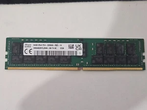 64 Go SK hynix 2Rx4 PC4-3200AA-RB4-12 HMAA8GR7AJR4N-XN DDR4 3200 ECC REG RDIMM - Foto 1 di 3