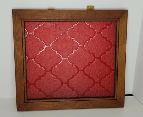 Wood Plastic Stained Glass Look Panel Door Replacement DIY Cover