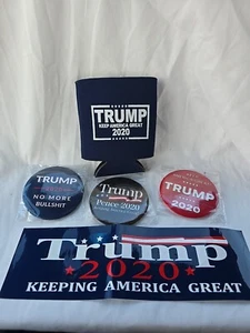 Trump Coozy Pins Bumper Sticker - Picture 1 of 3