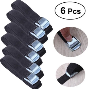 6x Cambuckle Tie Down Strap Cam Buckle Cargo Trailer Truck Boat Rope /250x 2.5cm - Picture 1 of 22