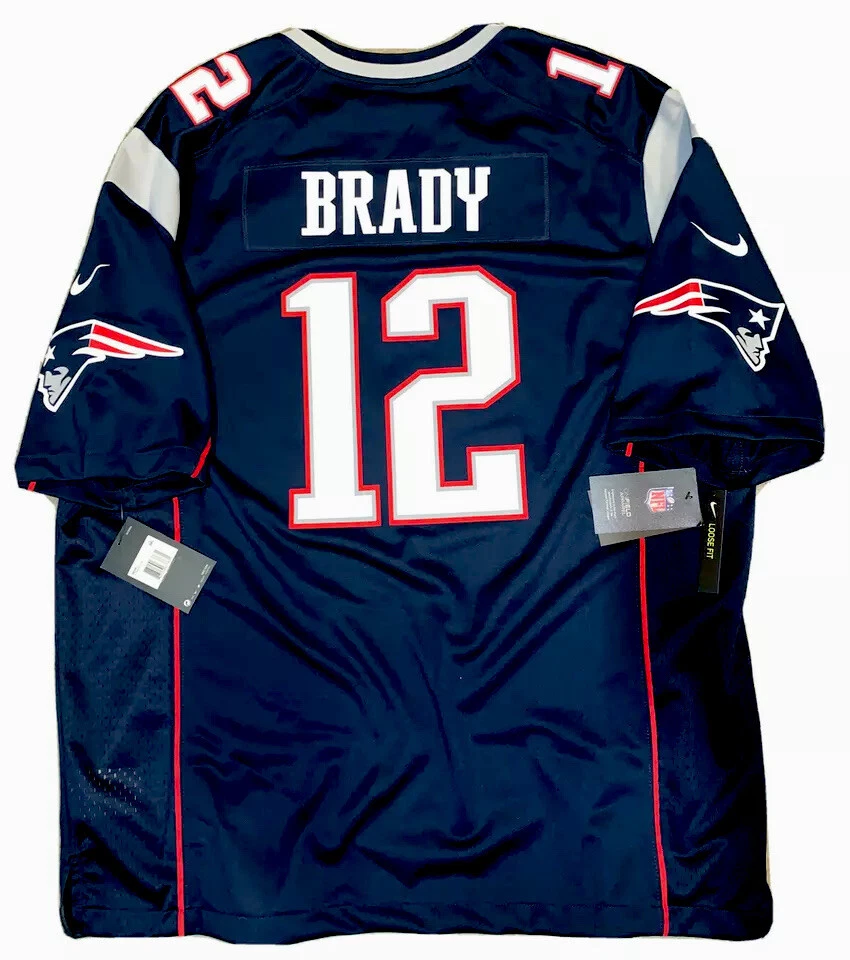 Nike Tom Brady England Patriots Jersey 2017 Licensed Sz-2xl 678406-419 NFL