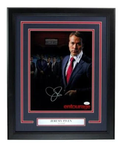 "Foto autografiada de Jeremy Piven 11x14 ""Ari Gold - Entourage"" enmarcada JSA - Imagen 1 de 4