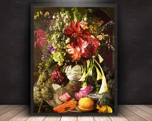 Risk Flowers Art Print, Mounted Canvas, Framed, Acrylic David Lachapelle - Picture 1 of 10