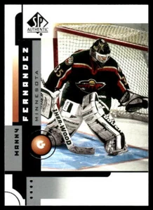 Tarjeta de hockey salvaje Manny Fernández Minnesota 2001-02 SP auténtica #41 - Imagen 1 de 2