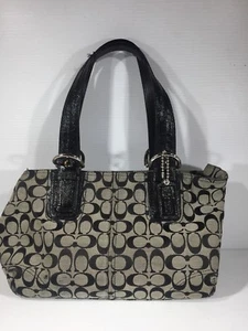 Bolso Coach Cartera Gris Y Negro Diseñador No. K0867-F13117 usado - Imagen 1 de 12