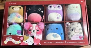 Squishmallows Official Kellytoy Valentine's Day Love 5 inch Soft Plush 8-pack - Picture 1 of 1