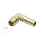 5pcs Brass Barb Fitting Male Elbow 90 Degree 1/4" NPT* 3/8" Barb Adapter