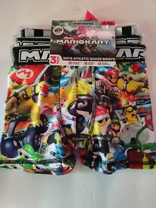 Boy's Mario Boxer Briefs 3pk New NWT size 4 - Picture 1 of 3