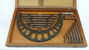 Set micrometri Brown & Sharpe 6"-12" #57 - Foto 1 di 6