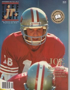 JR. THE SPORTS COLLECTION FOR KIDS SEPT 1991 VOL 1 #3 MAGAZINE JOE MONTANA - Picture 1 of 1