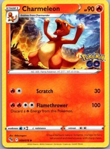 2022 Sword & Shield - Pokémon GO Charmeleon Stage 1/Uncommon #9 - Picture 1 of 2