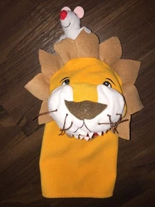 IKEA Kuscheltier Stofftier Handpuppe Klappar Zirkus Löwe Tiger Maus Orange Braun - Bild 1 von 5