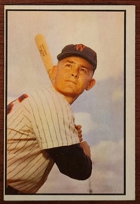 1953 Bowman Color - Pete Runnels #139 Washington Senators High Number - Image 1 of 2