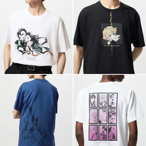 Uniqlo Anime Demon Slayer Kimetsu No Yaiba UT weiß Grafik T-Shirt Japan - Bild 1 von 19