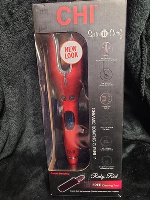 CHI Spin N Curl 1" Curling Iron - Ruby Red (CA2288) - Image 1 of 4