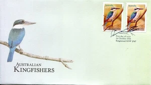2010 Australian Kingfishers - FDC APM42840 Gummed and Self-Adhesive stamps - Picture 1 of 2