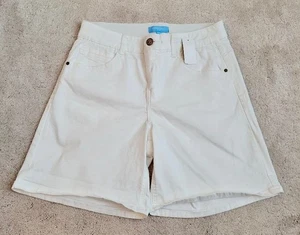 DRAPER JAMES White Shorts For Women Size 8 - Picture 1 of 3
