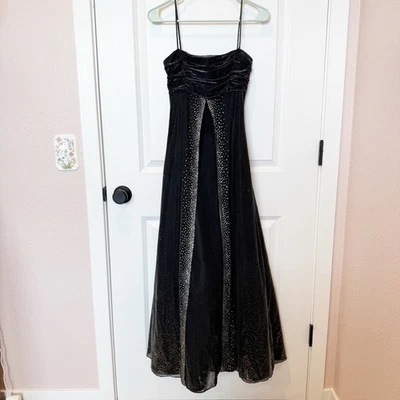 VTG Jump Apparel Whimsigoth Shimmery Maxi Prom Dress Sz  9/10 Fairy Ethereal Y2K - Image 1 of 4