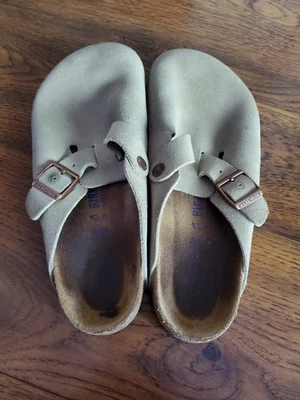 Zapatos Birkenstock Boston Talla 42 Gamuza Plantilla Suave Zuecos Sin Cordones Alemania Foto 1 de 4