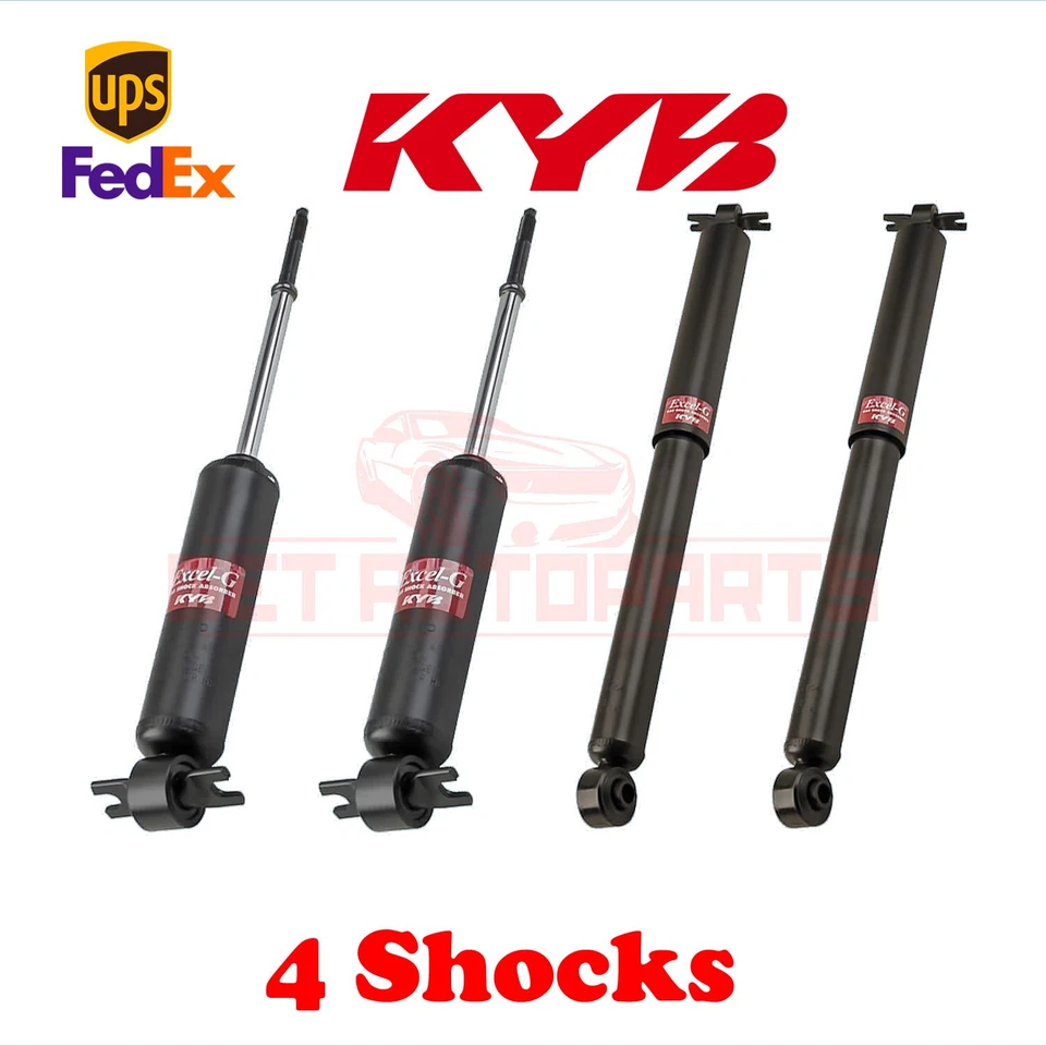 KYB Kit 4 Shocks Front Rear for GMC Jimmy 1995-05 GR-2/EXCEL-G Gas Charged Foto 1 de 4