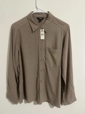 Camisa de vestir Express para mujer manga larga talla mediana  Foto 1 de 4