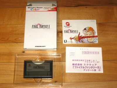 Final Fantasy II 2 (Wonderswan Color, 2001) with box and manual complete FF2 - Image 1 of 2