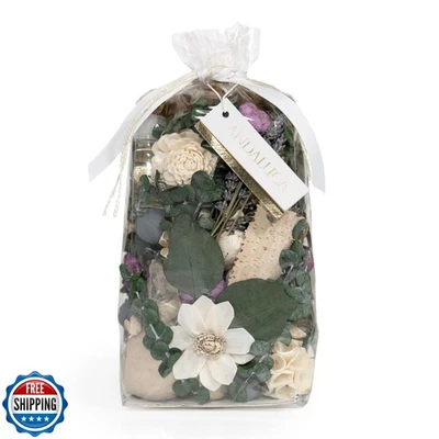 ANDALUCA Preserved Eucalyptus and Lavender Botanical Fragrance Potpourri (Euc Foto 1 de 4
