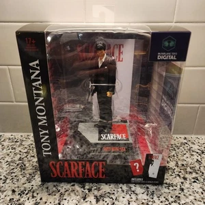 McFarlane Movie Maniacs Scarface Tony Montana 6" Scale Posed Figure IN HAND - Picture 1 of 4