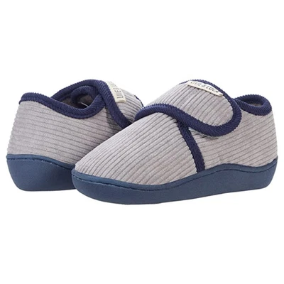 Zapatos informales Livie & Luca Hug para niños pequeños 8 grises punta redonda correa ajustable GAL1630 Foto 1 de 4