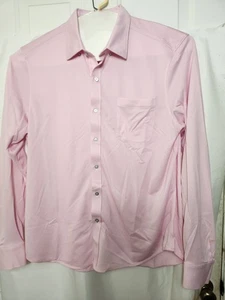 Tommy Bahama Shirt Mens San Lucio Stretch Pink Island Zone Long Sleeve Sz XL A15 - Picture 1 of 10