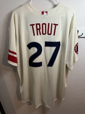 Los Angeles Angels Mike Trout city connect #27 Baseball Jersey - Image 1 of 2