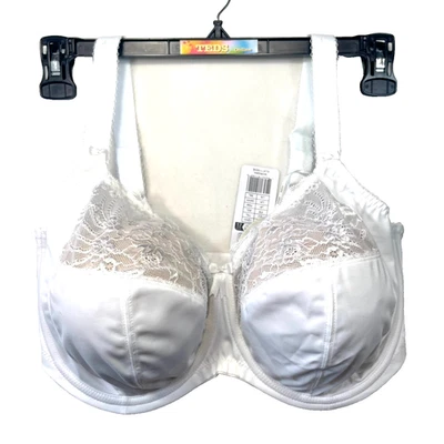 Sujetador con aros ajustable Morgan figura completa 34L Elomi para mujer EL4111 NUEVO CON ETIQUETAS blanco Foto 1 de 4