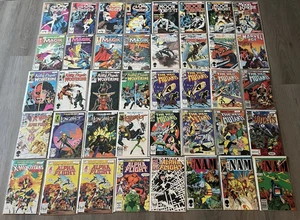 40 X MEN MOON KNIGH ALPHA FLIGHT NEW MUTANTS NAM & MORE 80s HIGH GRADE LOT $3EH - Picture 1 of 17