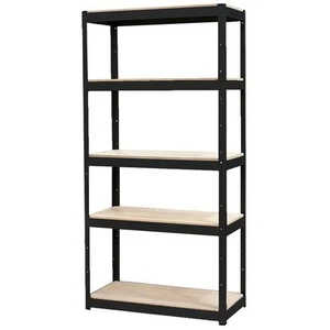 WA NEW Shed Style Black Slot-N-Lock 5 Shelf Unit 1800 x 900 x 400mm - Picture 1 of 1